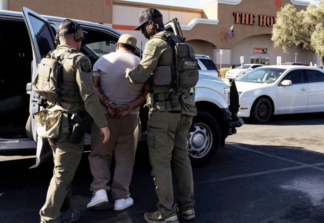 Ice agents arrest illegals at Home Depot in AZ
